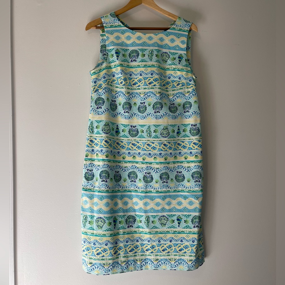 Talbots Seashell Dress Size 8